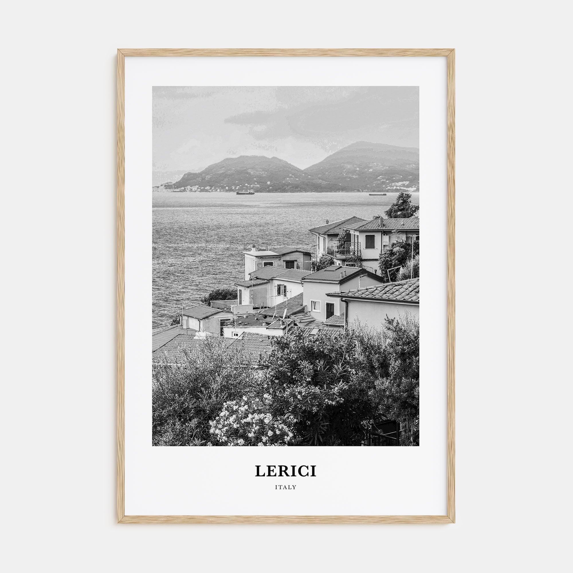 Lerici Portrait B&W Poster