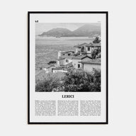 Lerici Travel B&W Poster