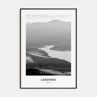 Lesotho Portrait B&W Poster