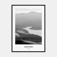 Lesotho Portrait B&W Poster