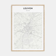 Leuven Map Portrait Poster