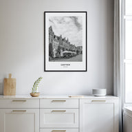 Leuven Portrait B&W No 1 Poster