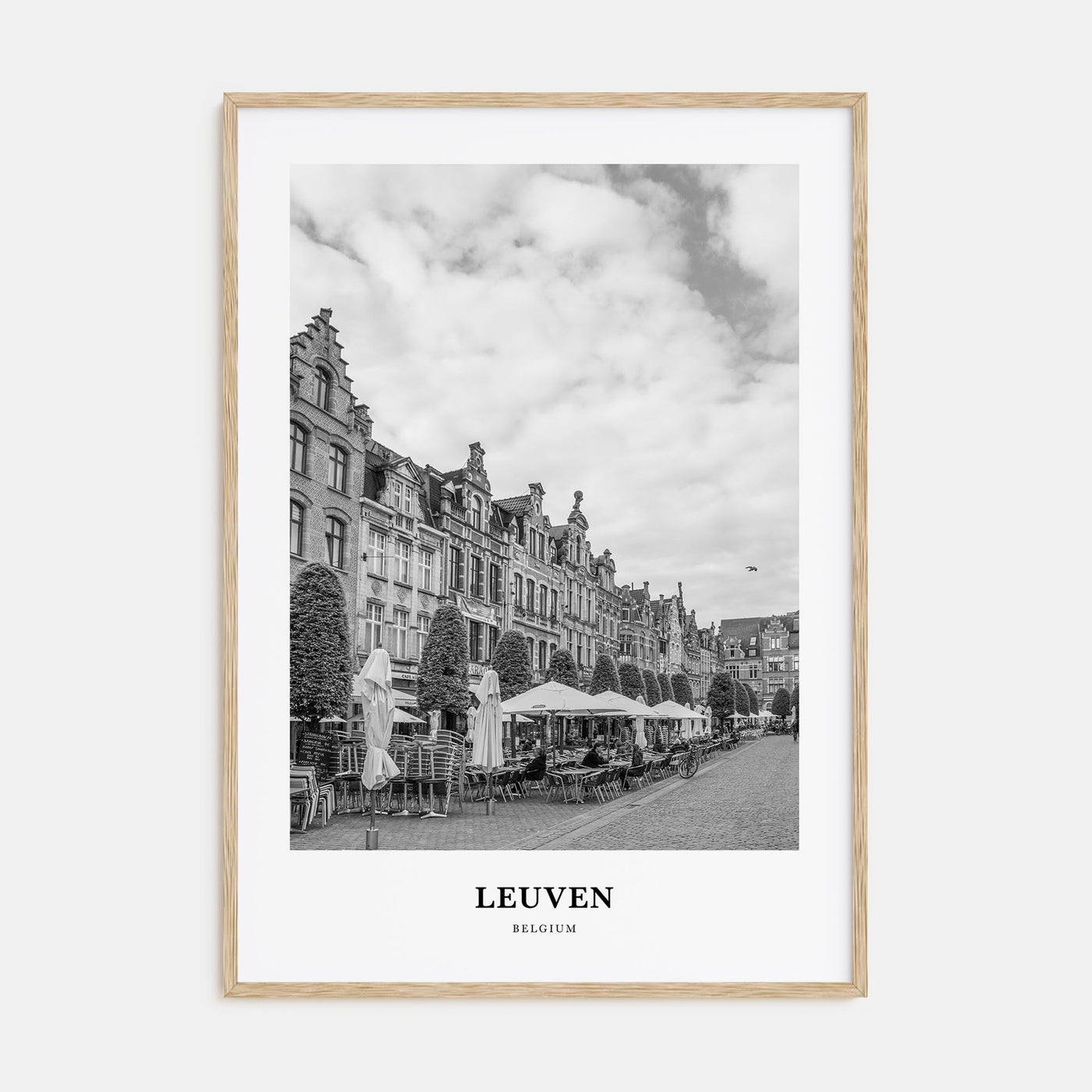 Leuven Portrait B&W No 1 Poster