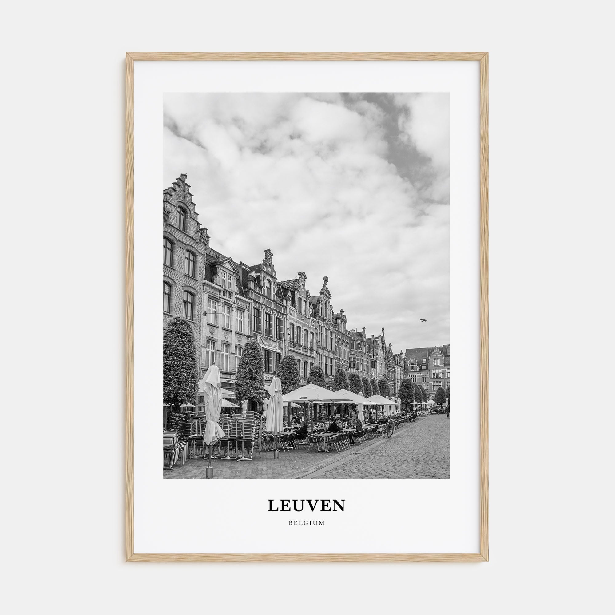 Leuven Portrait B&W No 1 Poster
