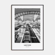 Leuven Portrait B&W No 2 Poster