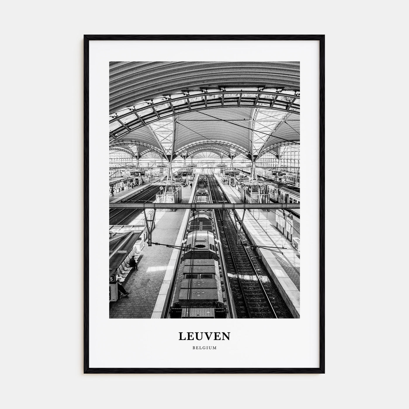 Leuven Portrait B&W No 2 Poster