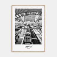Leuven Portrait B&W No 2 Poster