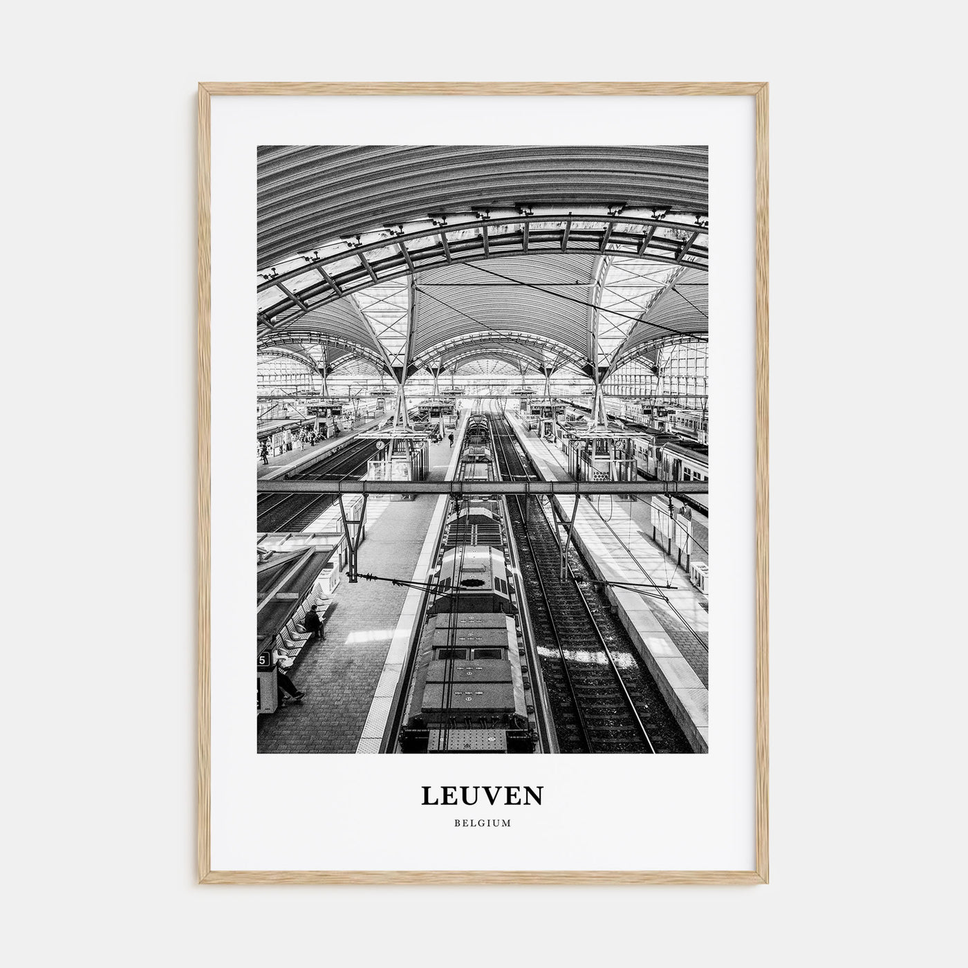 Leuven Portrait B&W No 2 Poster