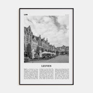 Leuven Travel B&W No 1 Poster
