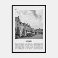 Leuven Travel B&W No 1 Poster