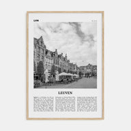 Leuven Travel B&W No 1 Poster