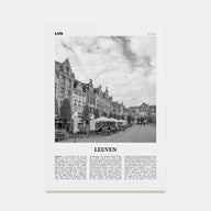 Leuven Travel B&W No 1 Poster