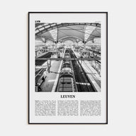 Leuven Travel B&W No 2 Poster