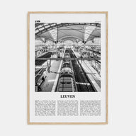 Leuven Travel B&W No 2 Poster