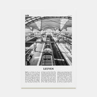 Leuven Travel B&W No 2 Poster