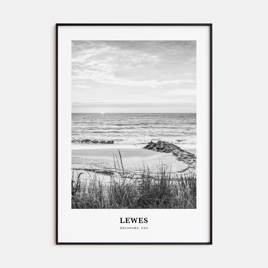 Lewes Portrait B&W Poster