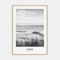 Lewes Portrait B&W Poster