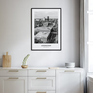 Lexington, Kentucky Portrait B&W Poster