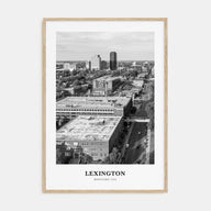 Lexington, Kentucky Portrait B&W Poster