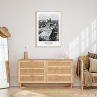 Lexington, Kentucky Portrait B&W Poster