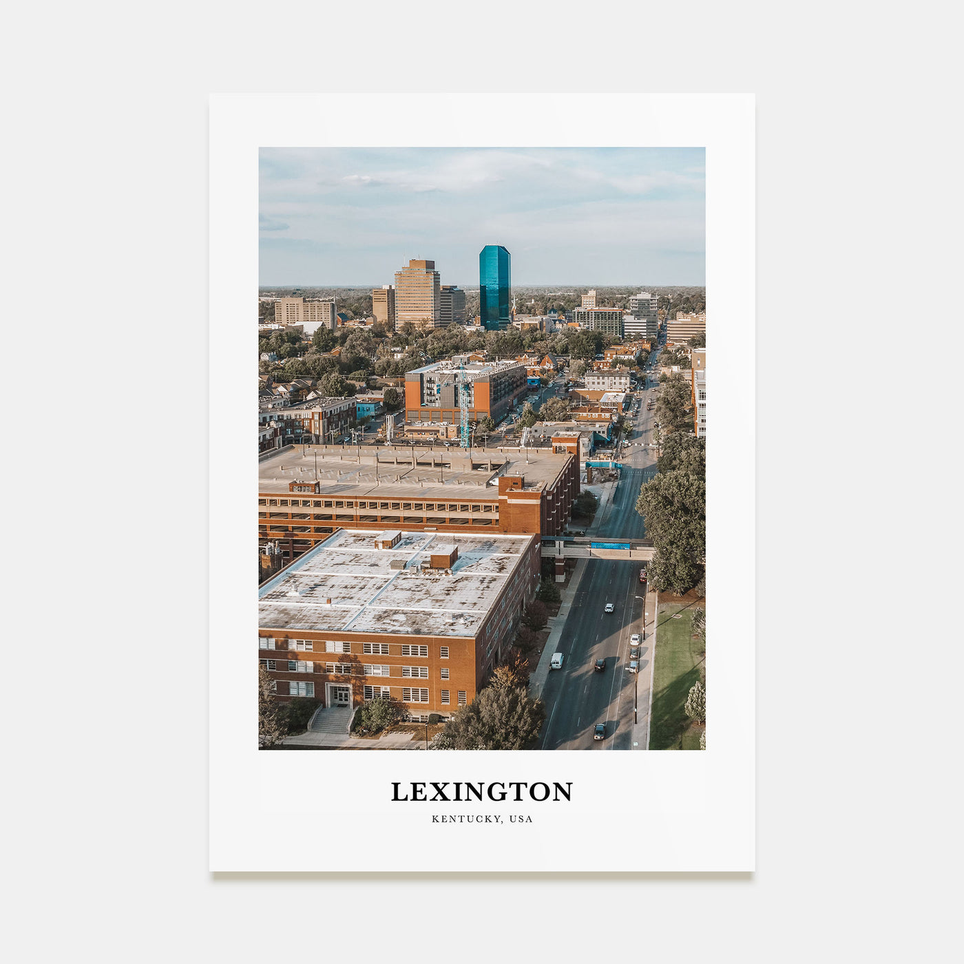 Lexington, Kentucky Portrait Color Poster