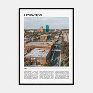 Lexington, Kentucky Travel Color Poster
