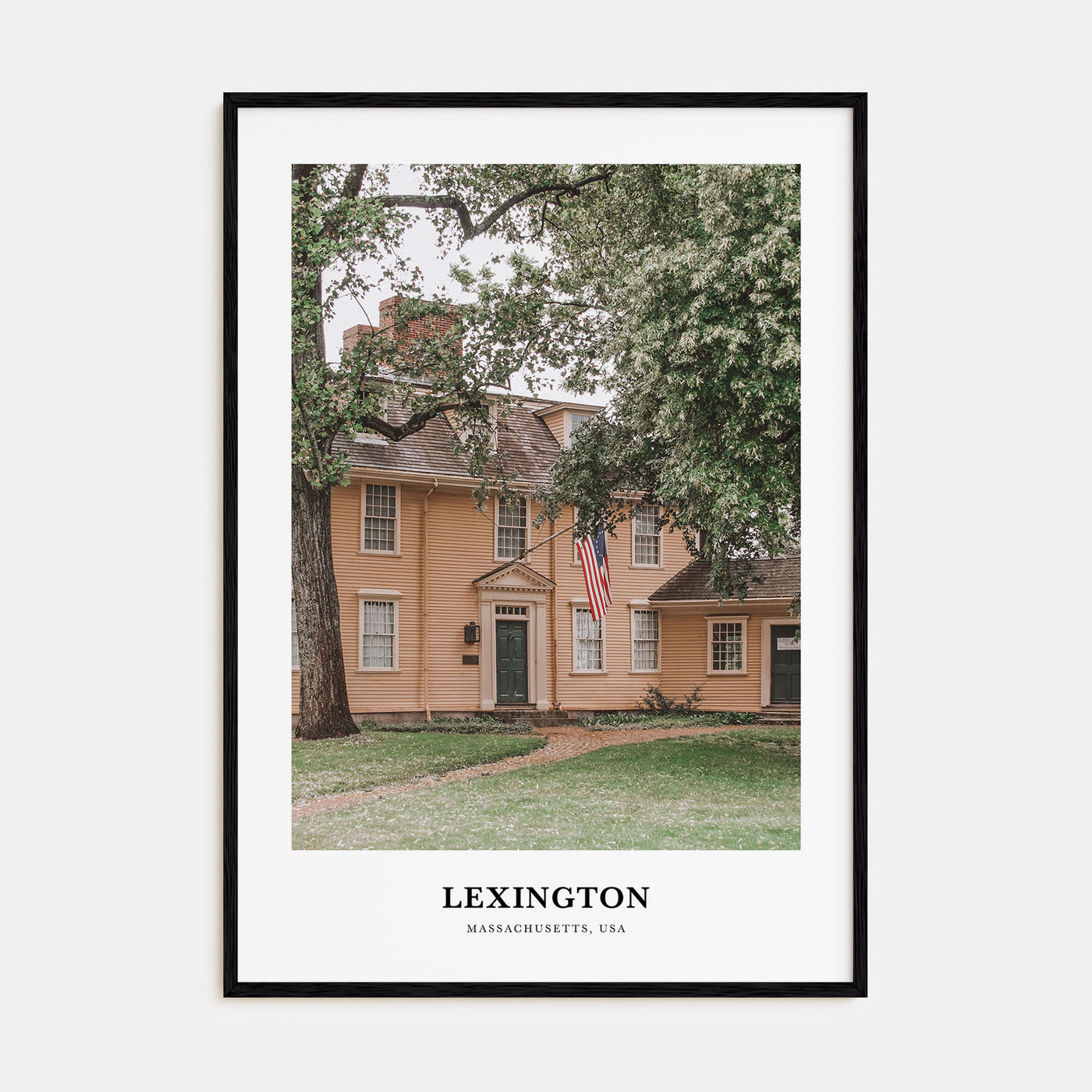 Lexington, Massachusetts Portrait Color Poster