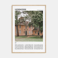 Lexington, Massachusetts Travel Color Poster