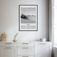 Libya Travel B&W Poster