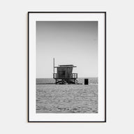 Lifeguard Stand Photo B&W No 1 Poster