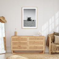 Lifeguard Stand Photo B&W No 1 Poster