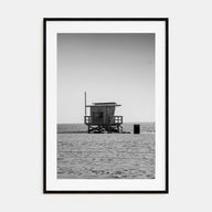 Lifeguard Stand Photo B&W No 1 Poster