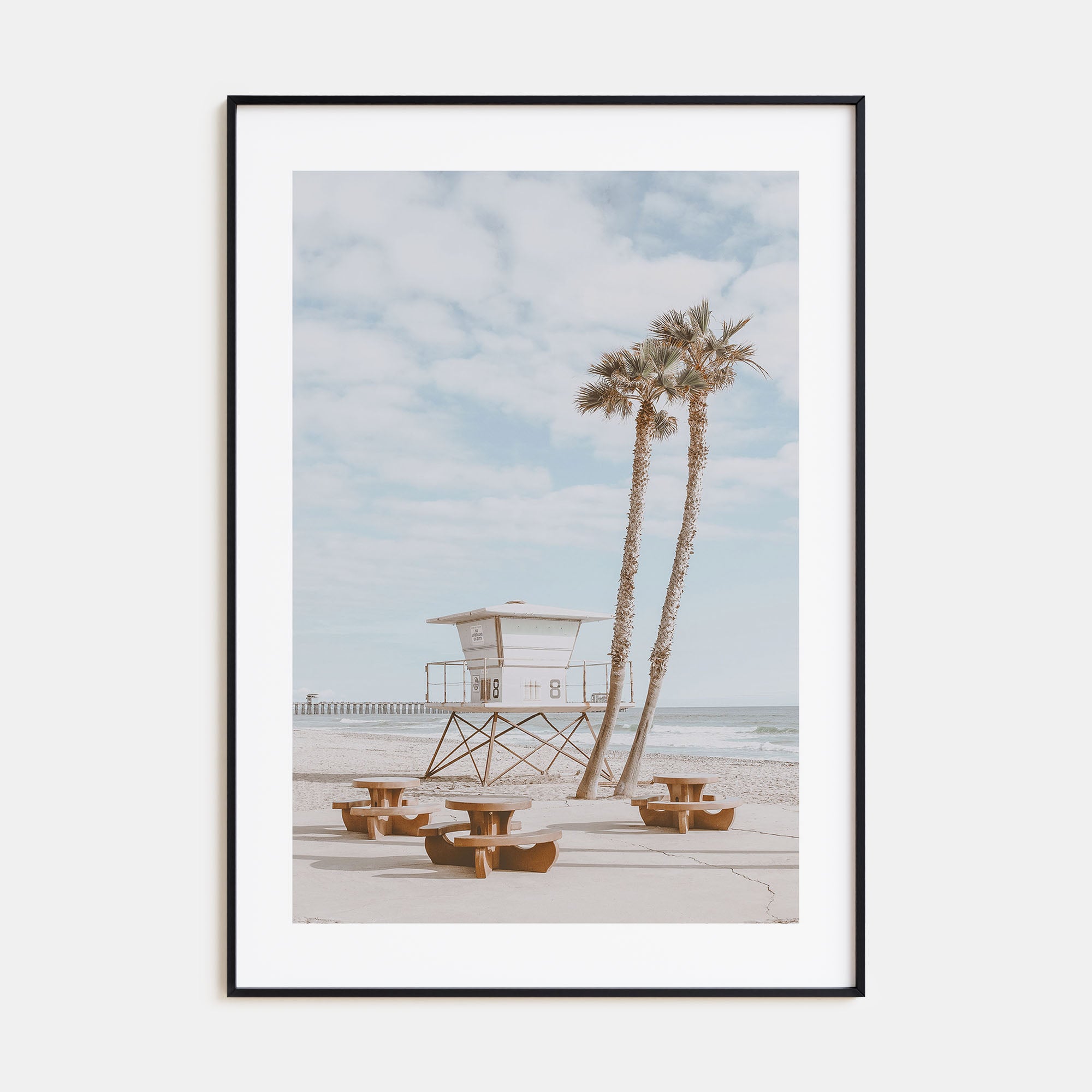 Lifeguard Stand Photo Color No 1 Poster