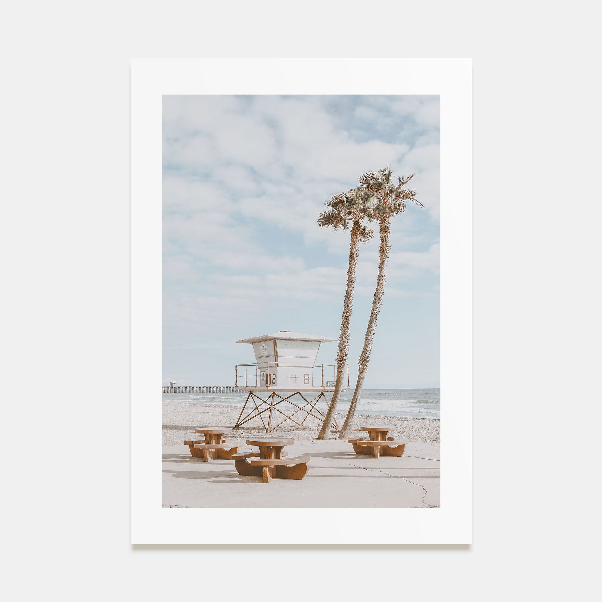 Lifeguard Stand Photo Color No 1 Poster