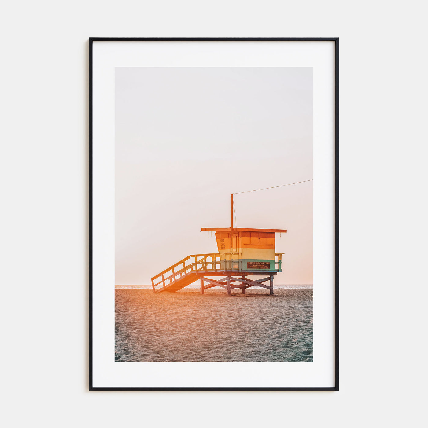 Lifeguard Stand Photo Color No 2 Poster