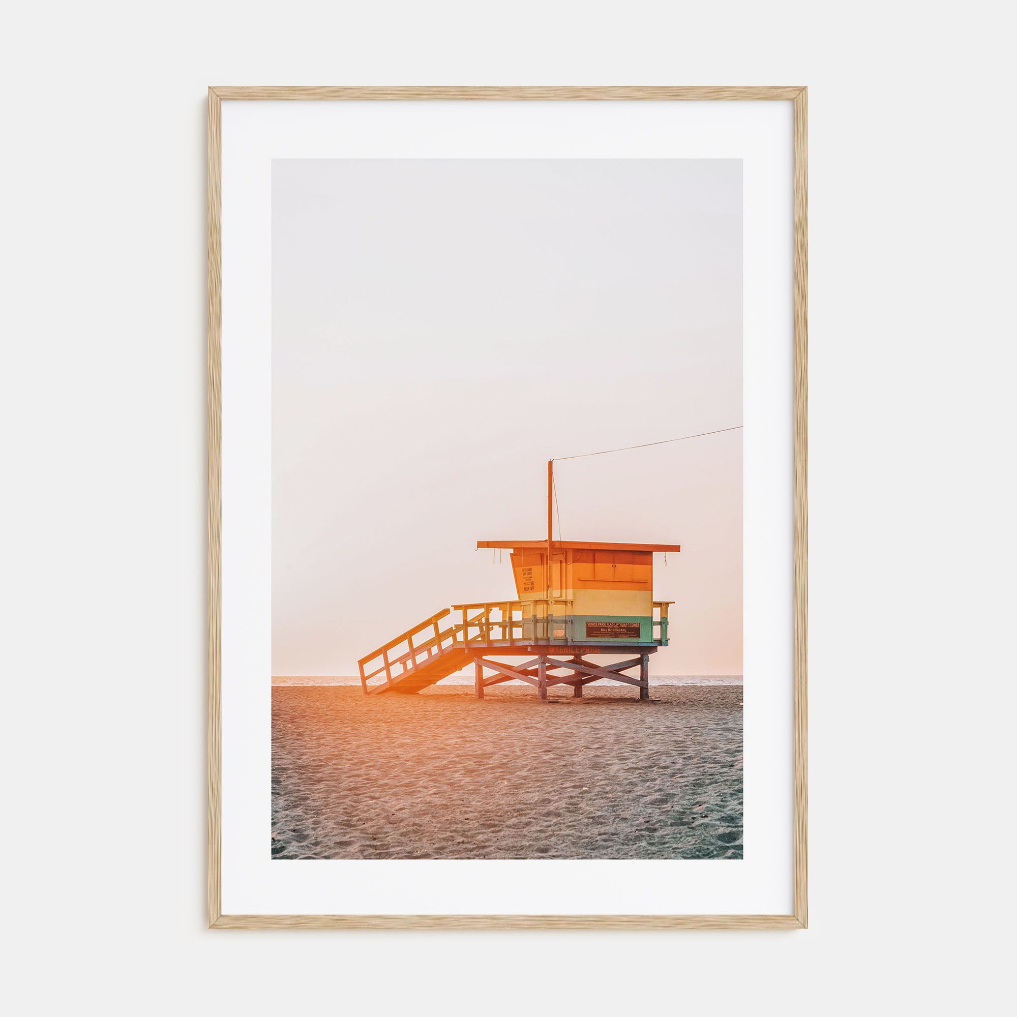 Lifeguard Stand Photo Color No 2 Poster