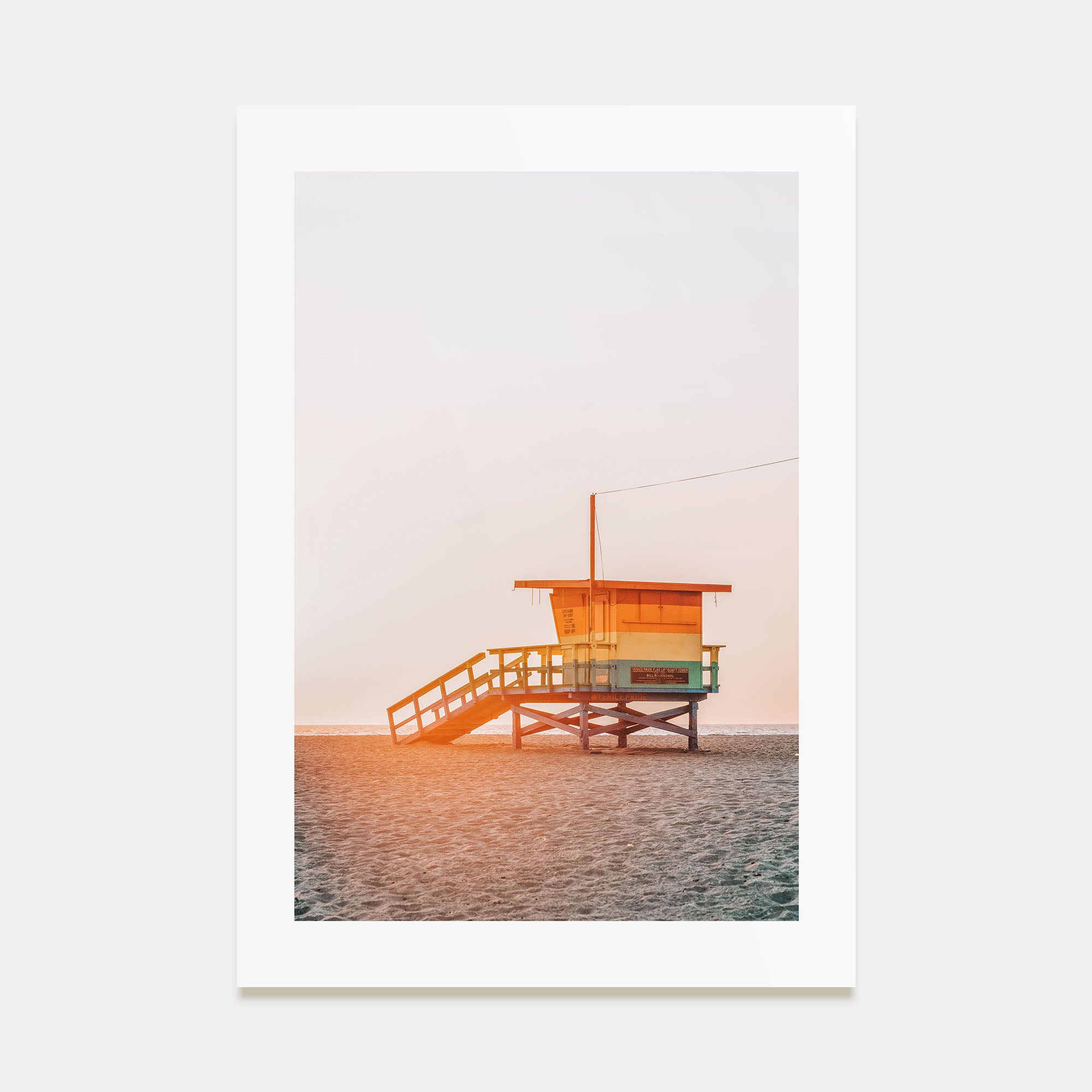 Lifeguard Stand Photo Color No 2 Poster
