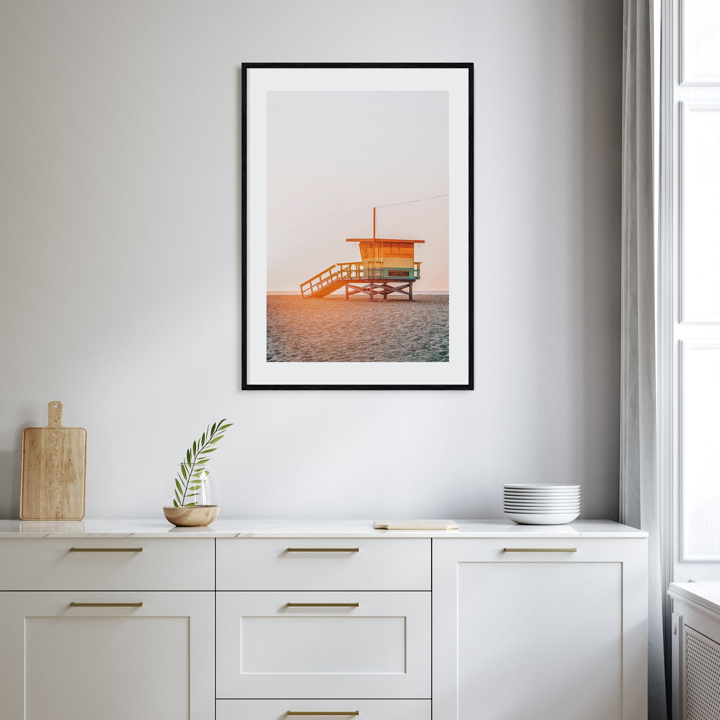 Lifeguard Stand Photo Color No 2 Poster