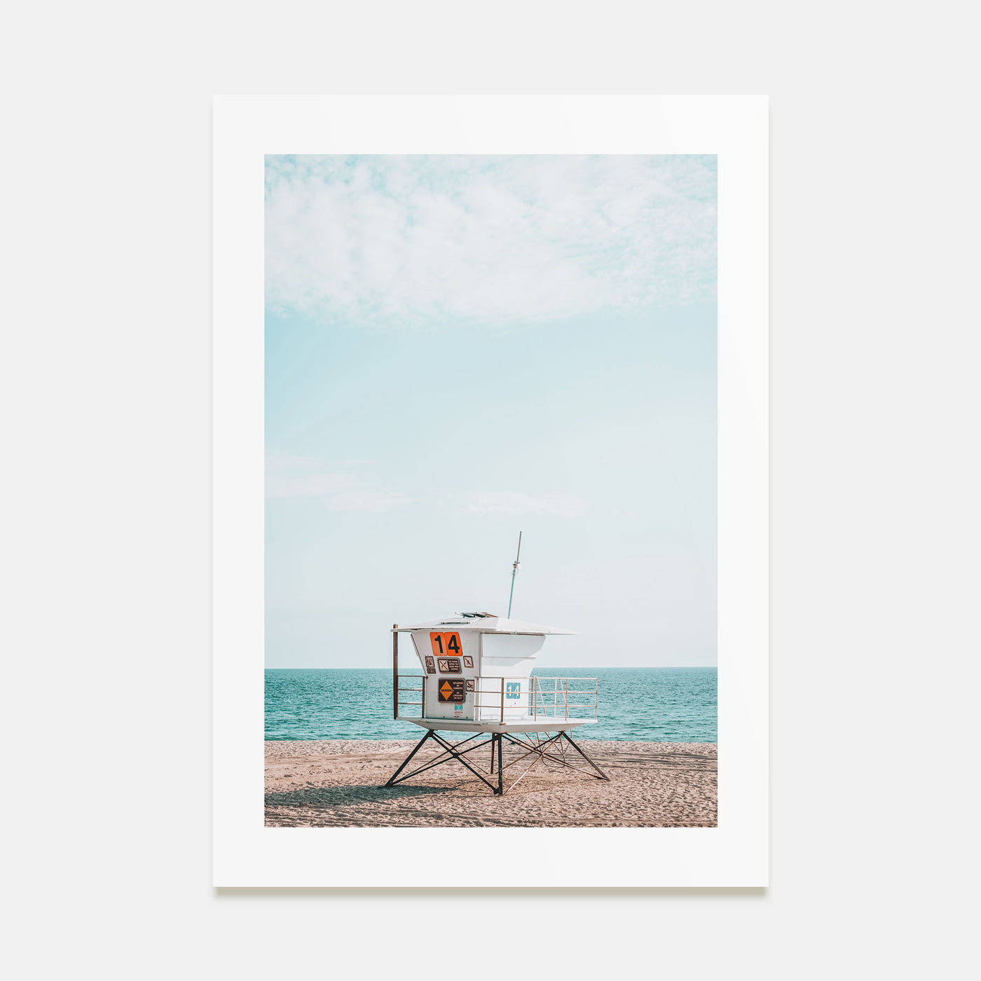 Lifeguard Stand Photo Color No 4 Poster