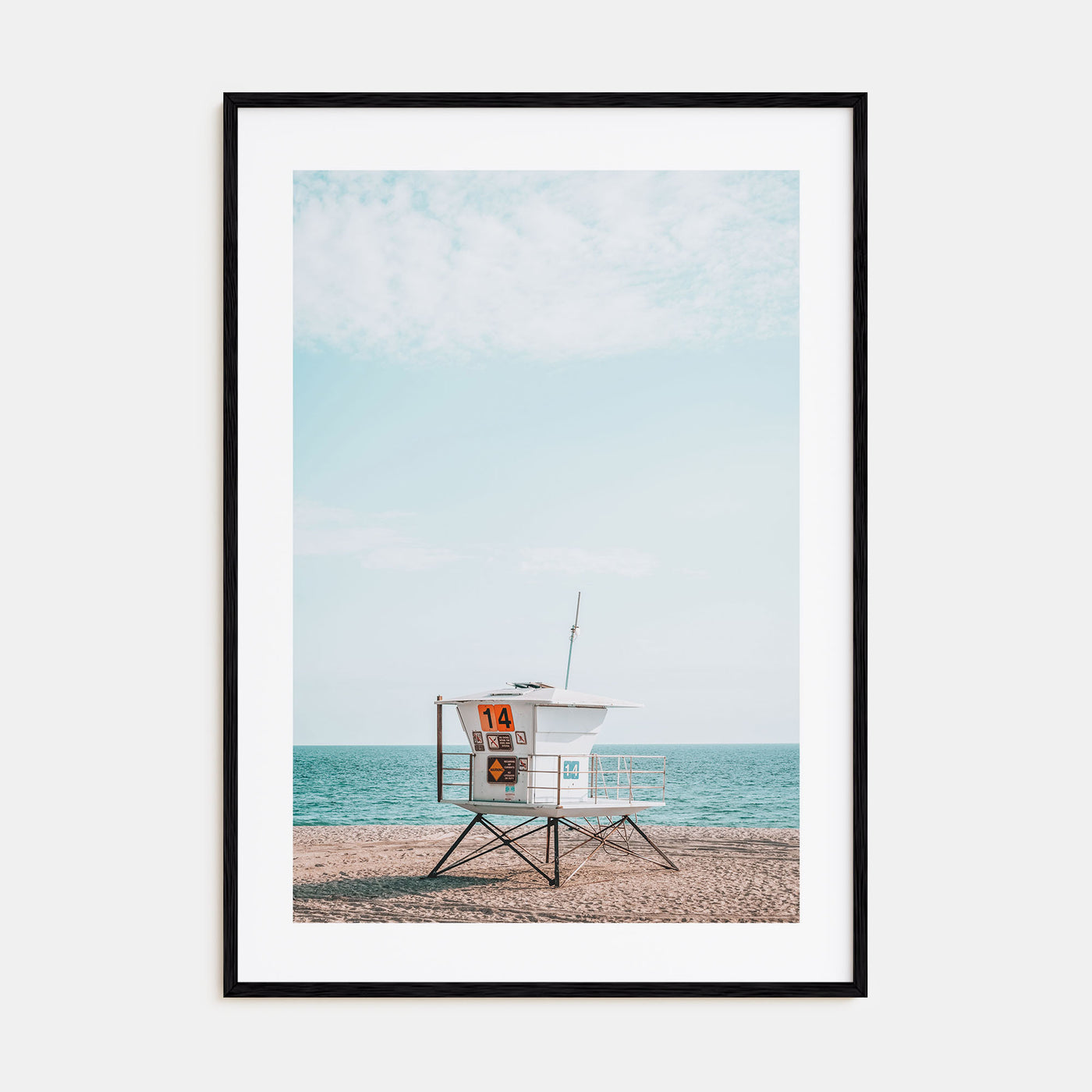 Lifeguard Stand Photo Color No 4 Poster