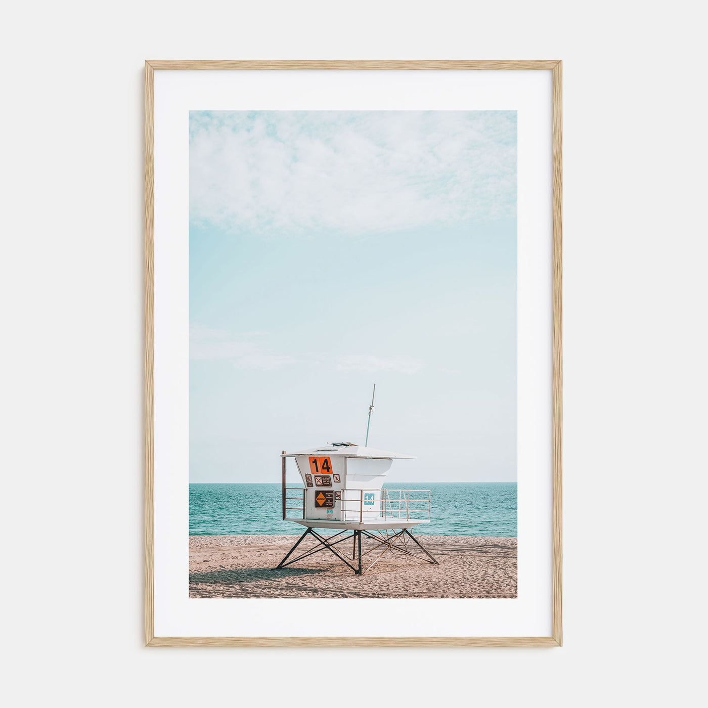Lifeguard Stand Photo Color No 4 Poster