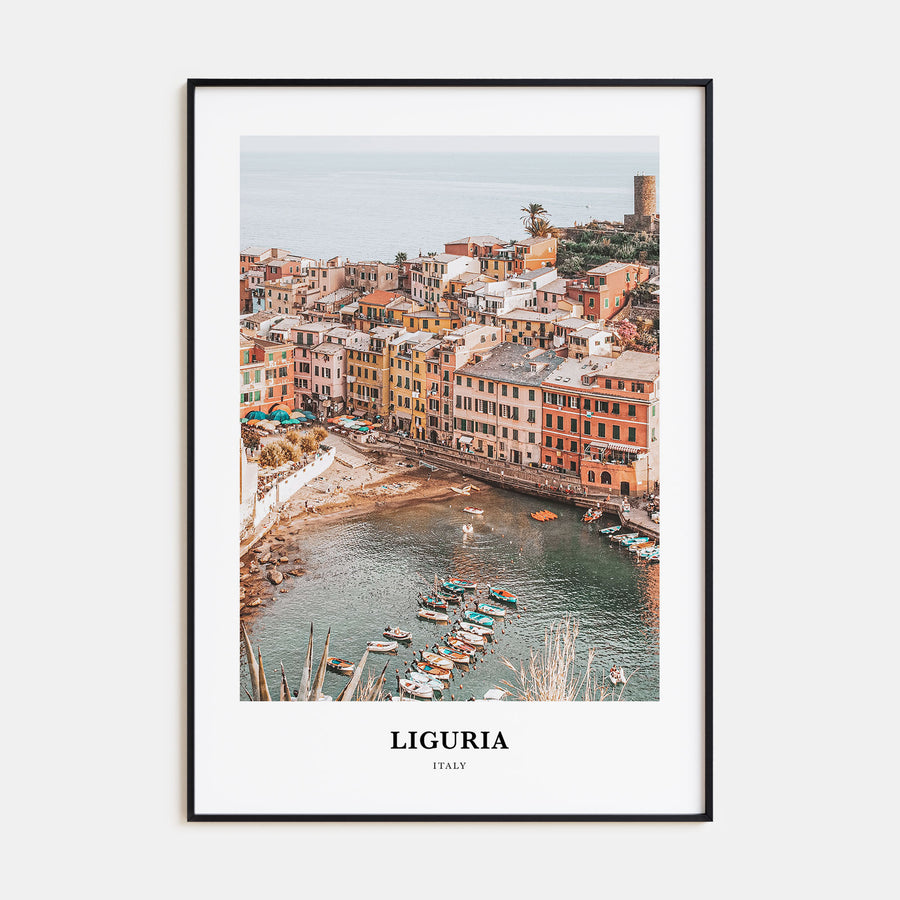 Liguria Portrait Color Poster