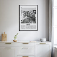 Liguria Travel B&W Poster