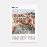 Liguria Travel Color Poster