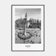 Lille Portrait B&W Poster
