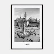 Lille Portrait B&W Poster