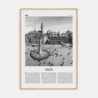 Lille Travel B&W Poster