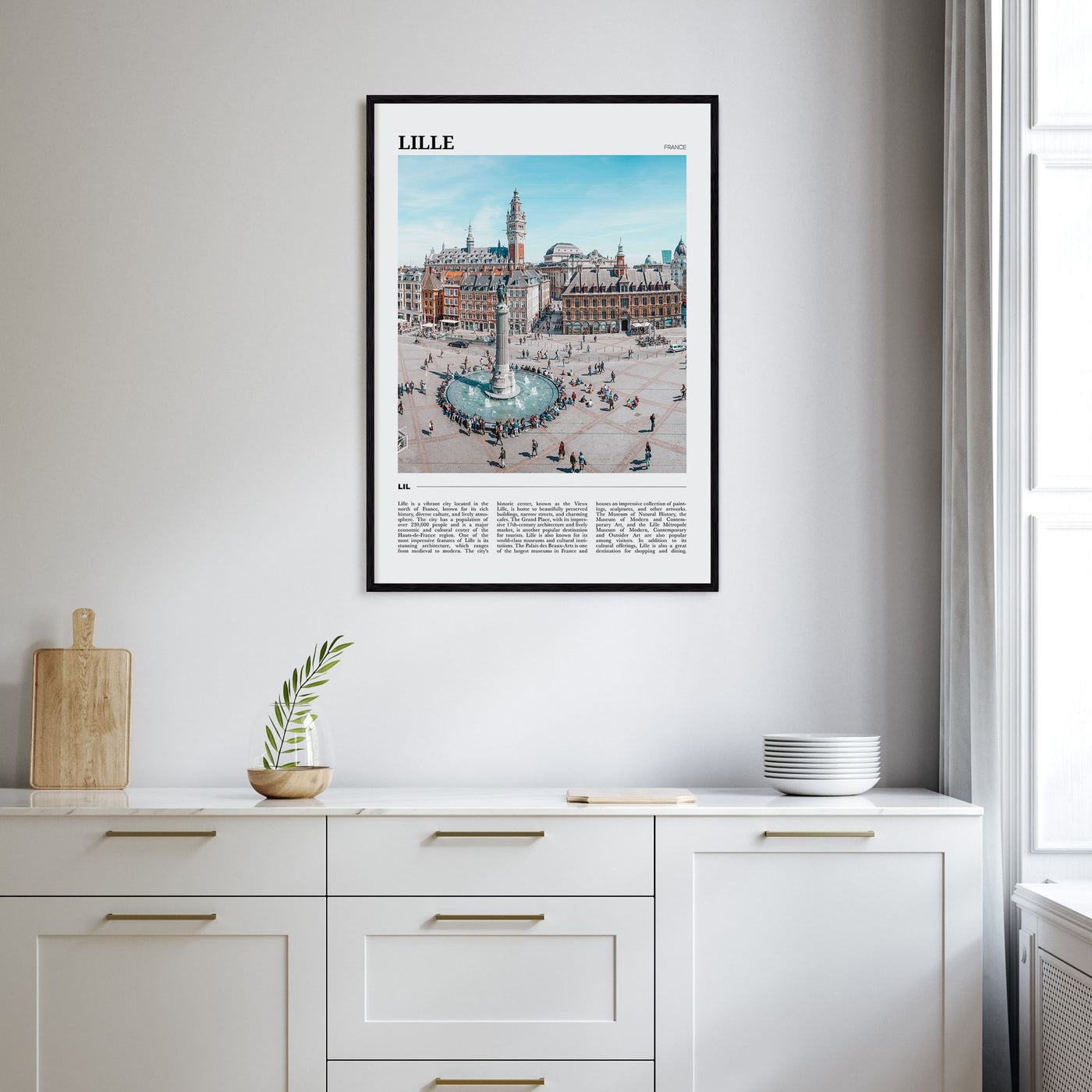 Lille Travel Color Poster