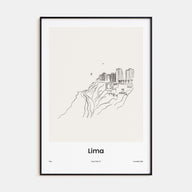 Lima Drawn Poster