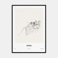 Lima Drawn Poster